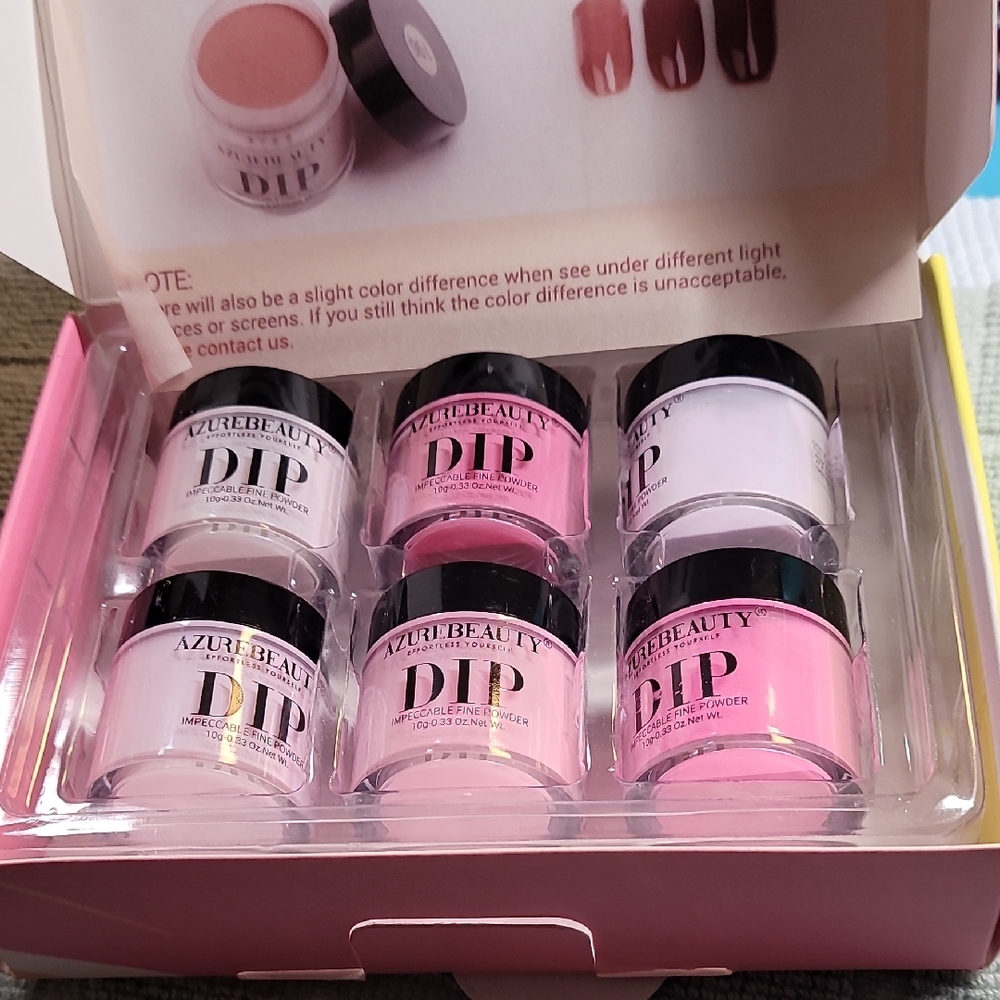 Dip Powder Nail Kit - Pink and White Collection